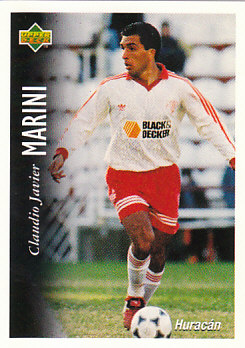 Claudio Javier Marini Huracan 1995 Upper Deck Futbol Argentina #134